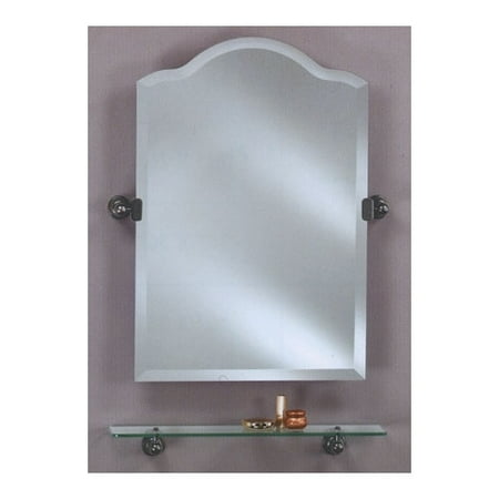 Afina Scallop Frameless Top Bathroom Mirror Walmart.com Afina Scallop Frameless Top Bathroom Mirror Walmart.com